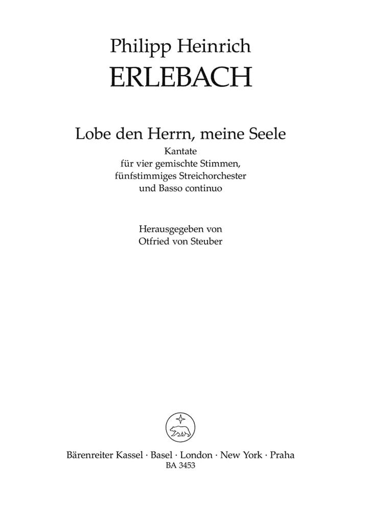 Lobe den Herrn, meine Seele (PA)